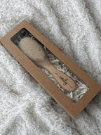 Gepersonaliseerde houten baby haarborstel met naam