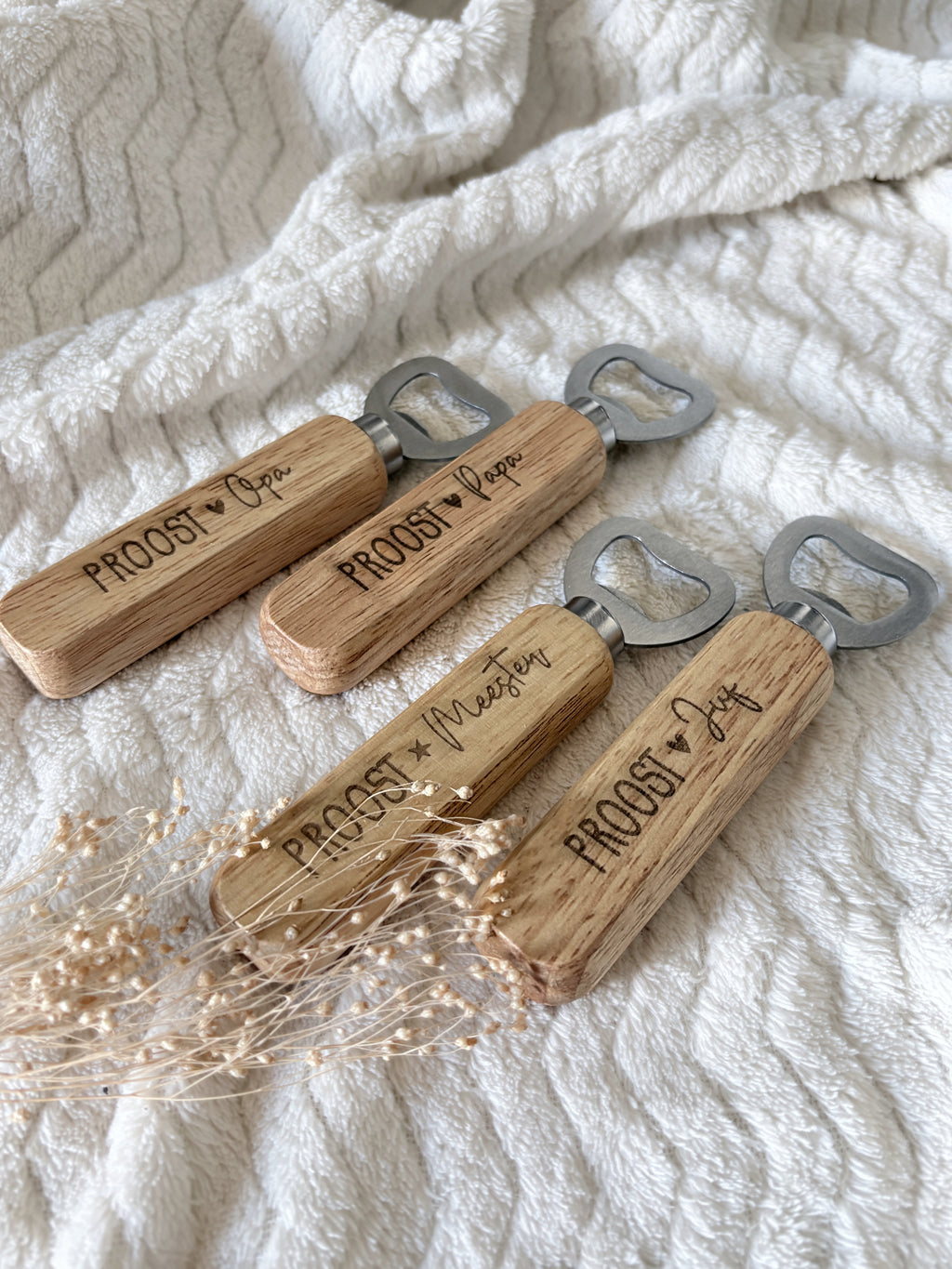 Houten bieropener | Persoonlijk cadeau met naam