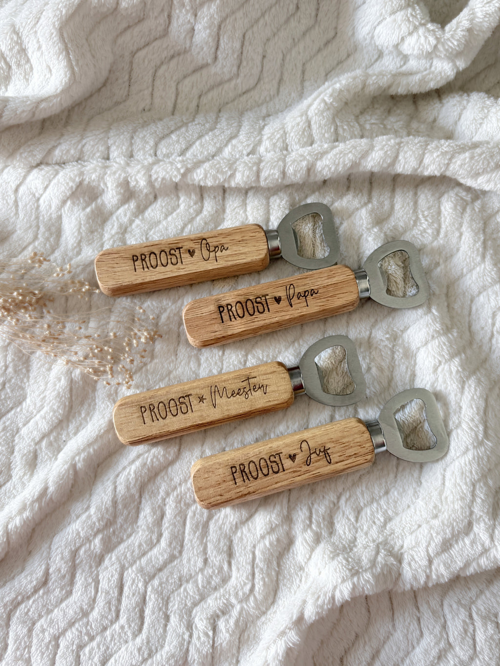 Houten bieropener | Persoonlijk cadeau met naam
