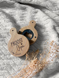 Houten bieropener met magneet | Persoonlijk Vaderdag cadeau