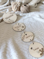 Houten hanger set | Gepersonaliseerd voor mama